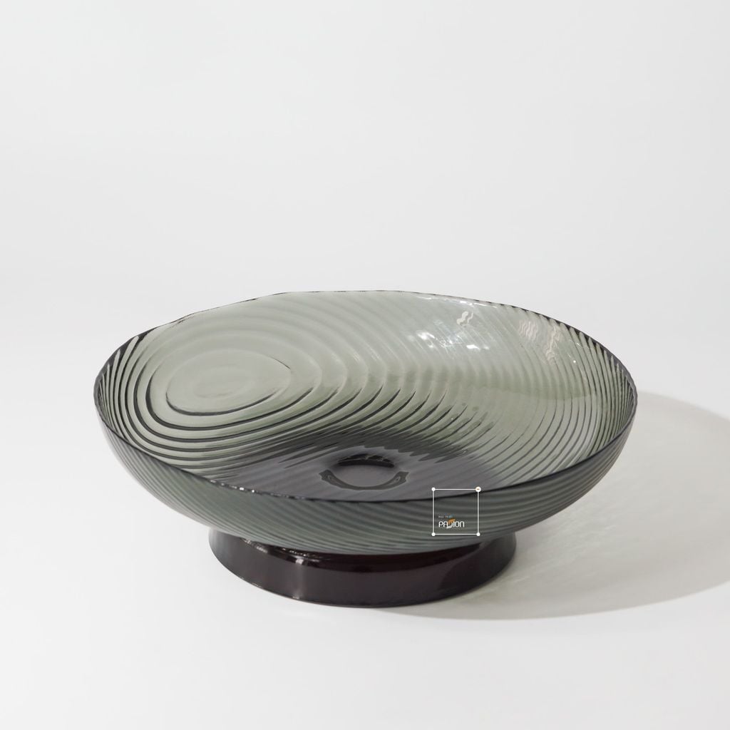 Dĩa Trái Cây Thủy Tinh Có Chân Đế Đựng Trái Cây Thức Ăn Nhẹ