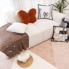 Vỏ Gối Tựa Lưng Phong Cách Ý Mix Hoa Văn