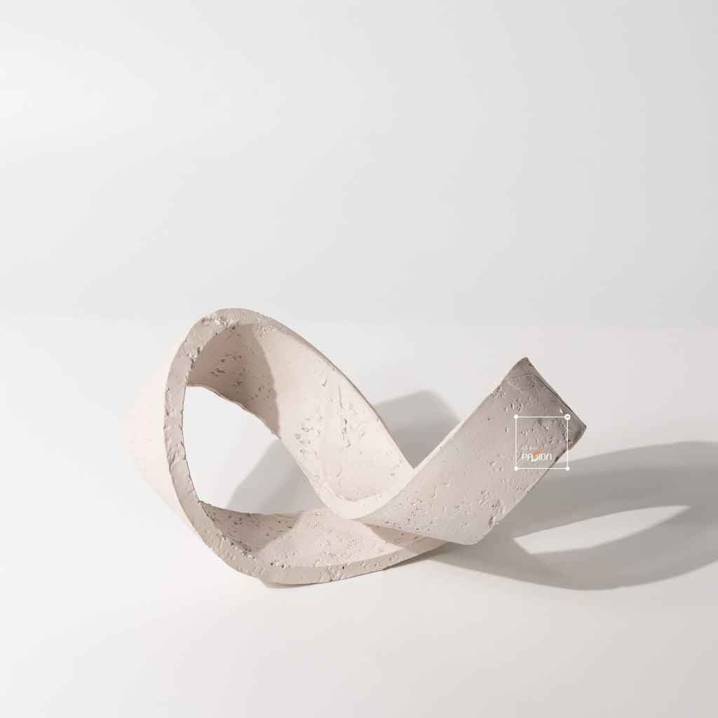 Đồ Trang Trí Hình Học Xoắn Wabi Sabi Trừu Tượng