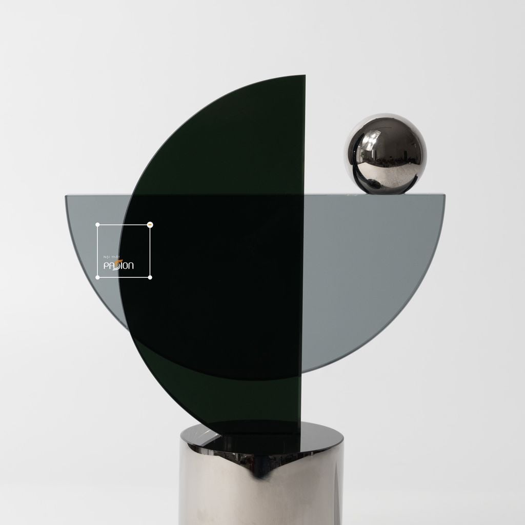 Đồ Trang Trí Pha Lê Hình Học Trừu Tượng Ghép Khối Hiện Đại