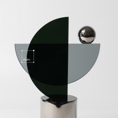 Đồ Trang Trí Pha Lê Hình Học Trừu Tượng Ghép Khối Hiện Đại