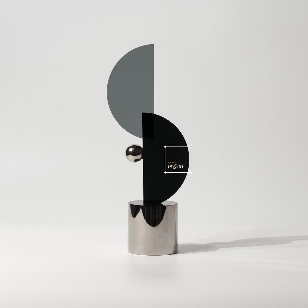 Đồ Trang Trí Pha Lê Hình Học Trừu Tượng Ghép Khối Hiện Đại