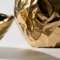 Bình Hoa Khô, Đĩa Trái Cây Kim Loại Trang Trí Phòng Khách Phong Cách Mỹ