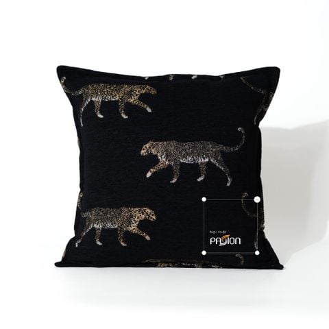 Vỏ Gối Tựa Lưng Họa Tiết Báo Phong Cách Pháp Sang Trọng