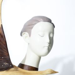 Tượng Trang Trí Thiên Thần Ảo Ảnh Phong Cách Nâu Wabi Sabi