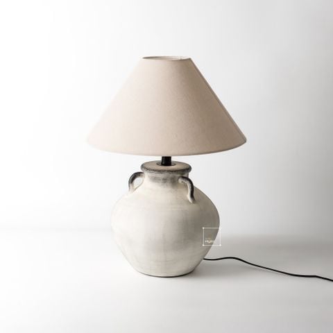 Đèn Bàn Phòng Ngủ Gốm Sứ Thủ Công Wabi Sabi TQ-22142 (45*58)