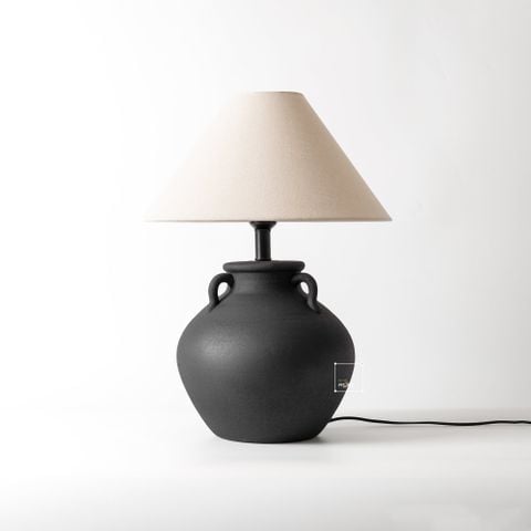 Đèn Bàn Phòng Ngủ Gốm Sứ Thủ Công Wabi Sabi TQ-259-L (45*55)