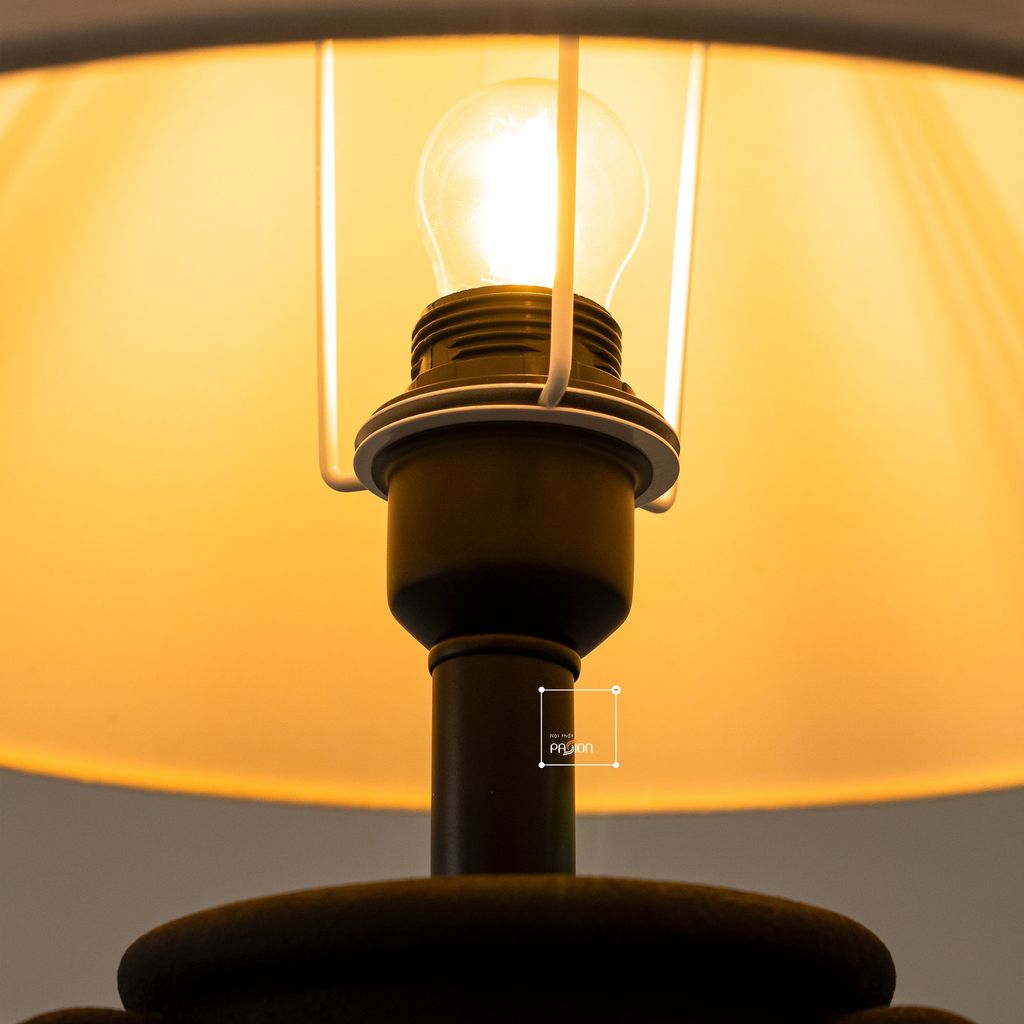 Đèn Bàn Phòng Ngủ Gốm Sứ Thủ Công Wabi Sabi TQ-259-L (45*55)