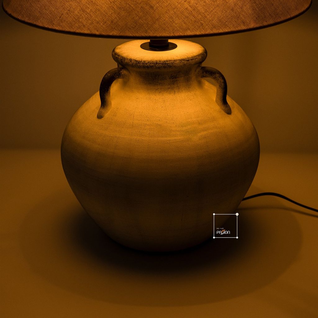 Đèn Bàn Phòng Ngủ Gốm Sứ Thủ Công Wabi Sabi TQ-22142 (45*58)