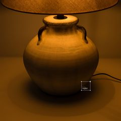 Đèn Bàn Phòng Ngủ Gốm Sứ Thủ Công Wabi Sabi TQ-22142 (45*58)