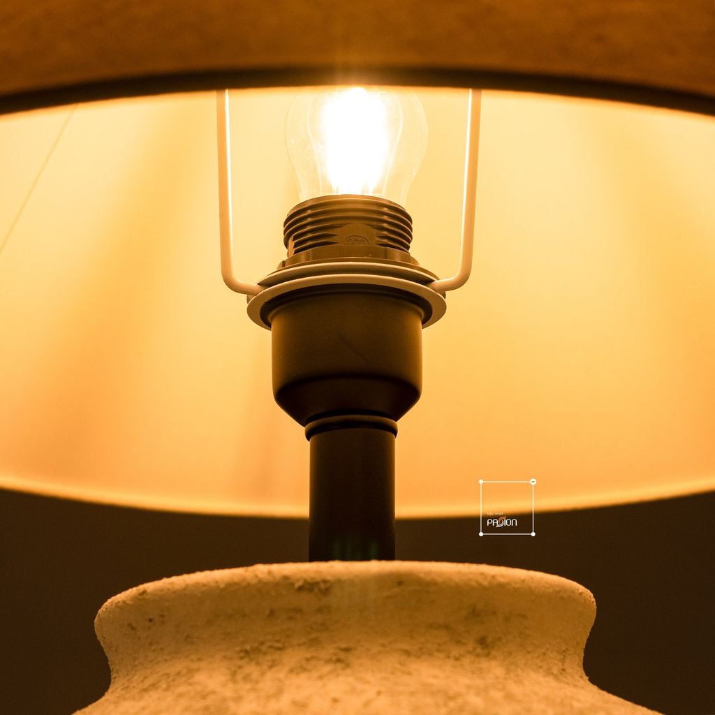 Đèn Bàn Phòng Ngủ Gốm Sứ Thủ Công Wabi Sabi TQ-554 (42*52)