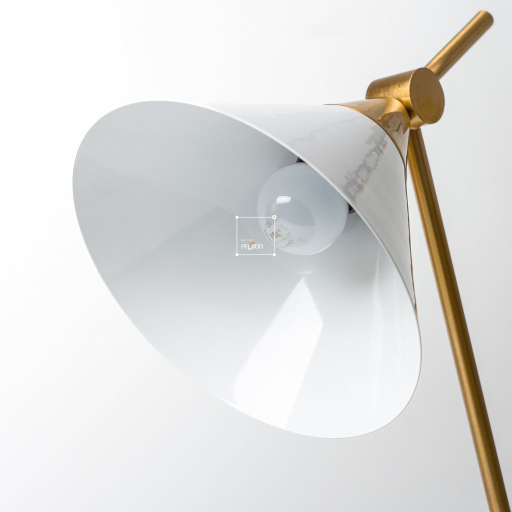 Đèn Bàn Decor Phòng Ngủ Chân Phối Đá Cẩm Thạch