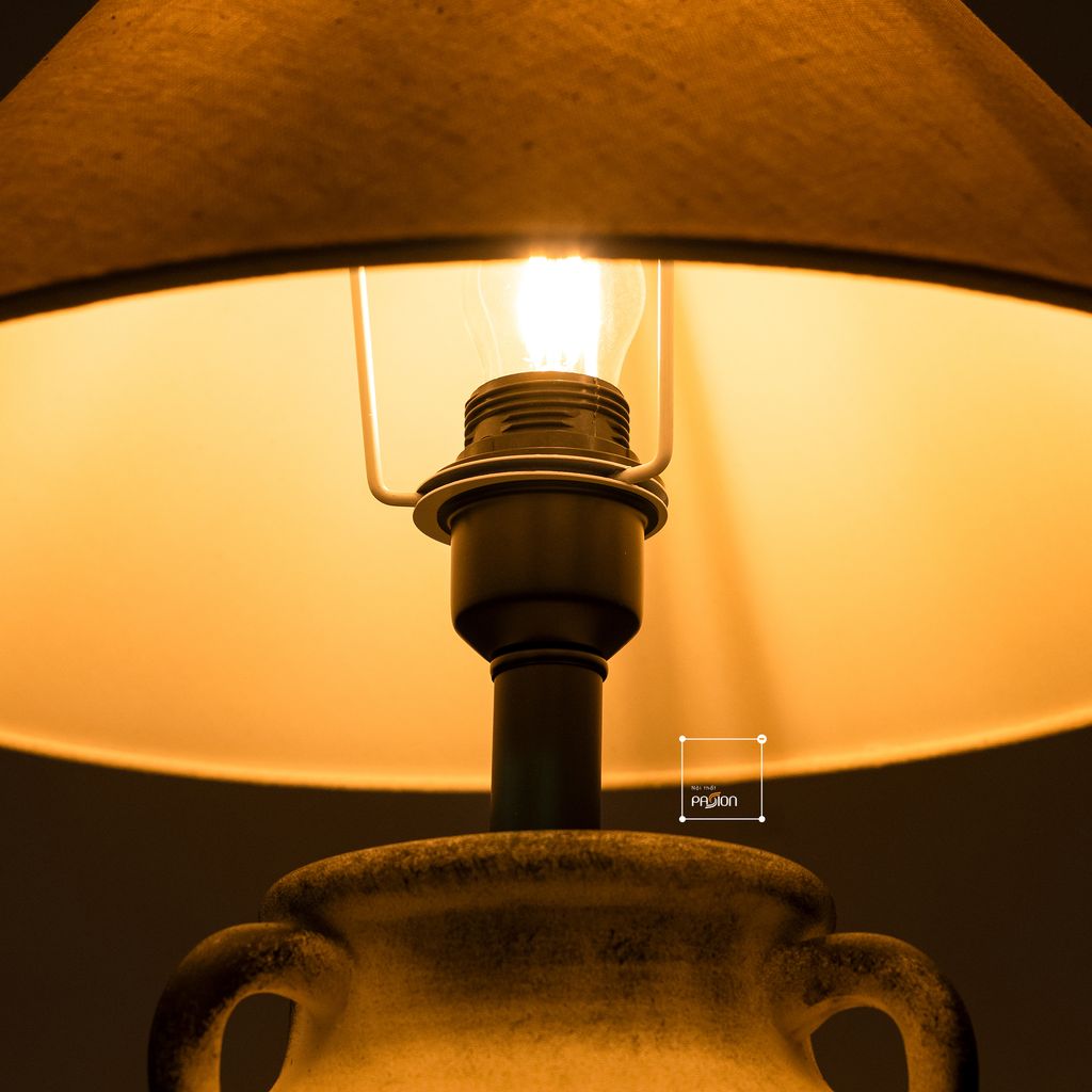 Đèn Bàn Phòng Ngủ Gốm Sứ Thủ Công Wabi Sabi TQ-22142 (45*58)