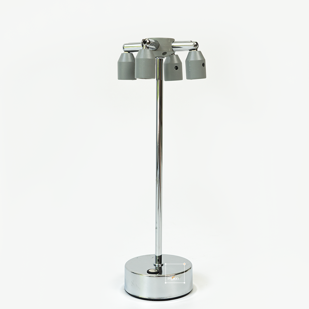 Đèn Bàn LED Tích Điện Thân Cao Xoay 360 Độ Decor Bàn Tiệc