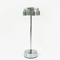 Đèn Bàn LED Tích Điện Thân Cao Xoay 360 Độ Decor Bàn Tiệc