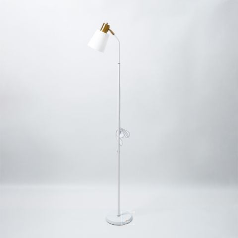 Đèn Sàn Kim Loại Bắc Âu Ống Chụp Tối Giản Ánh Sáng 16W 3 Màu