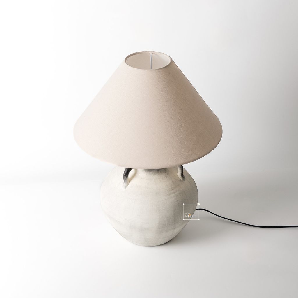 Đèn Bàn Phòng Ngủ Gốm Sứ Thủ Công Wabi Sabi TQ-22142 (45*58)