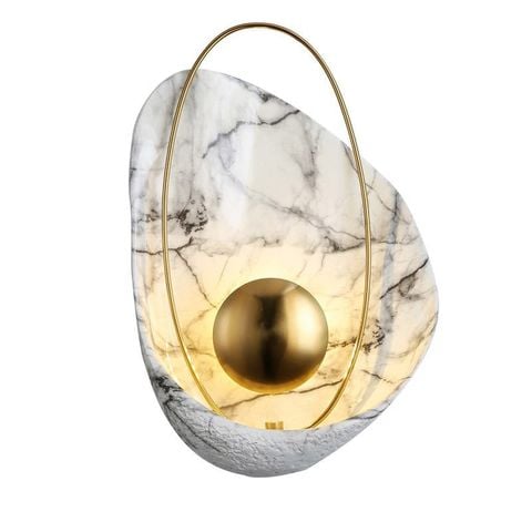 Đèn Tường Nghệ Thuật Bắc Âu Hậu Hiện Đại Vỏ Đồng Thau