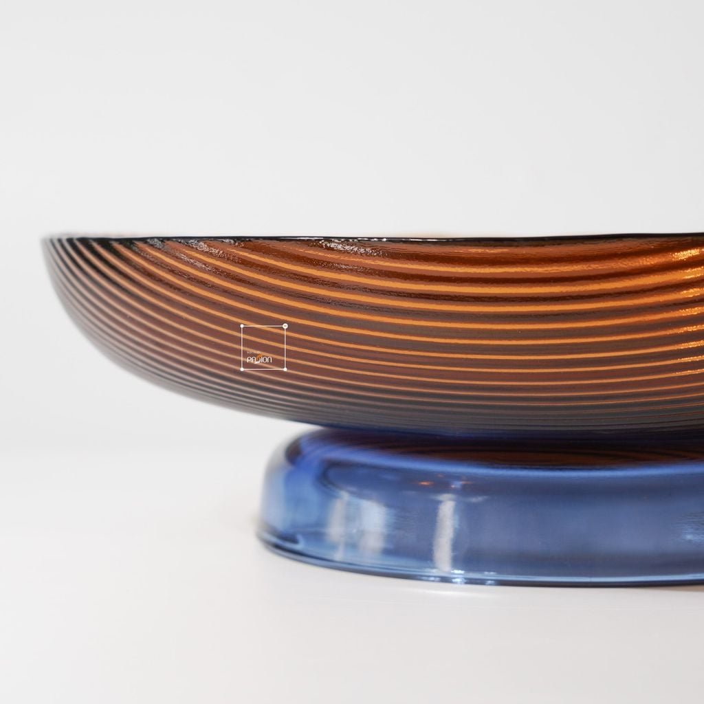 Dĩa Trái Cây Thủy Tinh Có Chân Đế Đựng Trái Cây Thức Ăn Nhẹ