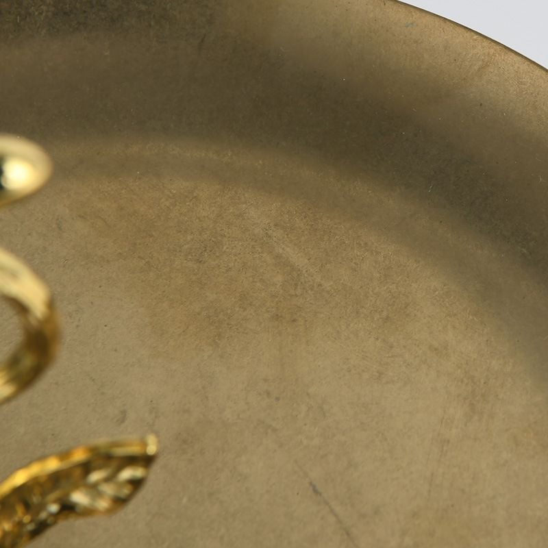 Dĩa Trái Cây 2 Tầng Hình Chiếc Lá Thép Không Gỉ Châu Âu