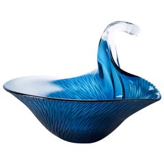 Đĩa Trái Cây Thủy Tinh Kim Cương Sao Xanh Thiên Nga