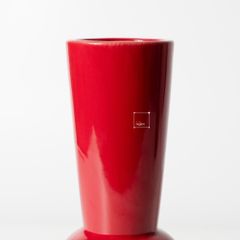 Bình Hoa Gốm Sứ Phủ Bóng Đen Đỏ Sang Trọng