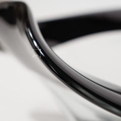 Dĩa Thủy Tinh Chân Cao Đế Dày Trang Trí Bàn Tiệc Hình Chiếc Lá