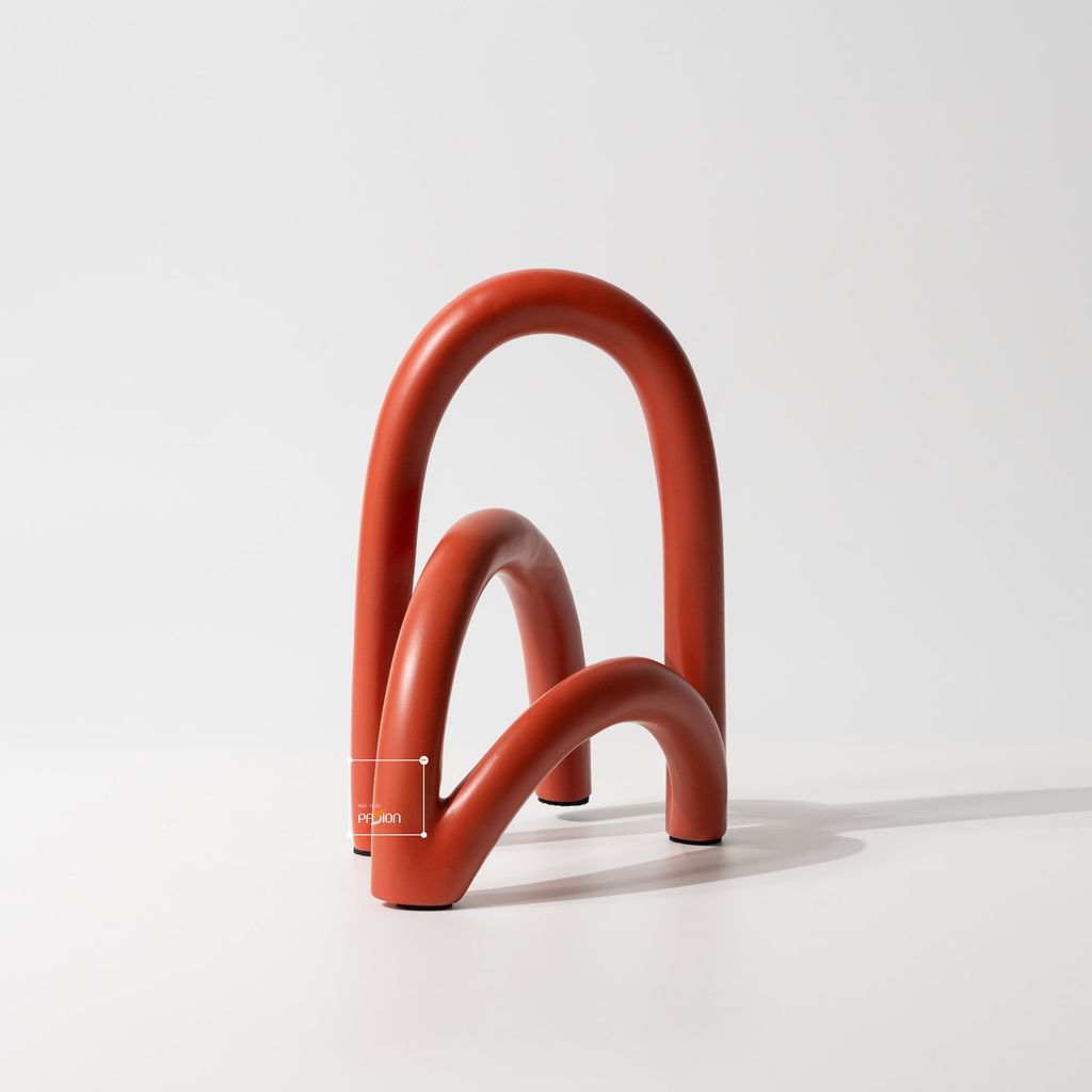 Tượng Trang Trí Hình Vòm 3 Sóng Trang Trí Kệ Tủ TV