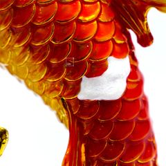 Tượng Cá Chép Vượt Vũ Môn Phong Thủy Đế Pha Lê Cao Cấp