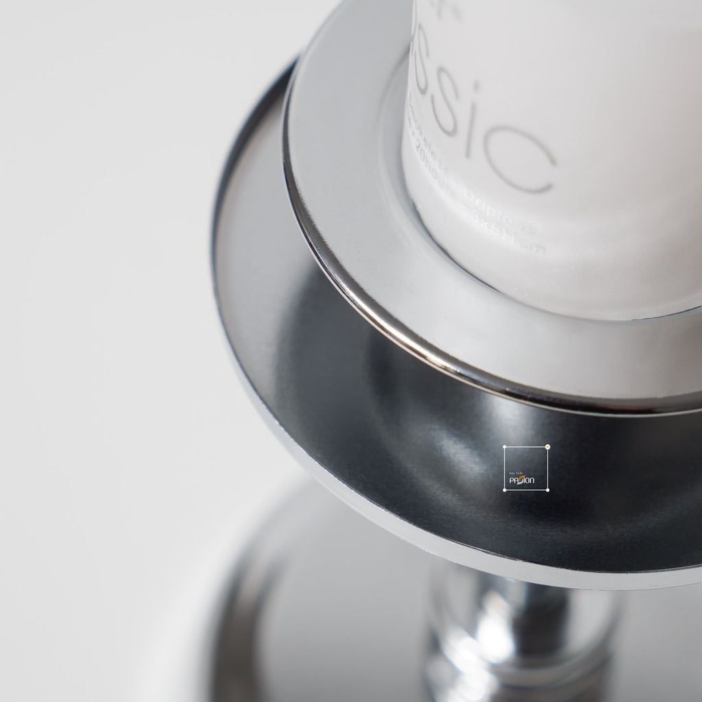 Bộ 3 Chân Nến Kèm Nến Trụ Lớn Màu Vàng Decor Bàn Ăn