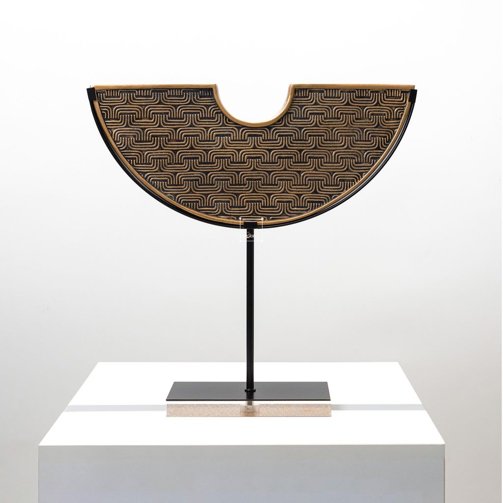 Đồ Trang Trí Để Bàn Tủ Console Hình Đồng Tiền Bán Nguyệt