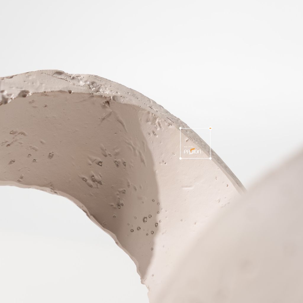 Đồ Trang Trí Hình Học Xoắn Wabi Sabi Trừu Tượng