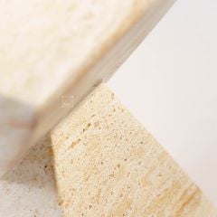 Đôn Decor Đá Mài Khối Chóp Đối Đỉnh