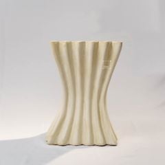 Đôn Trang Trí Hình Trụ Xoắn Hiện Đại Phong Cách Wabi Sabi