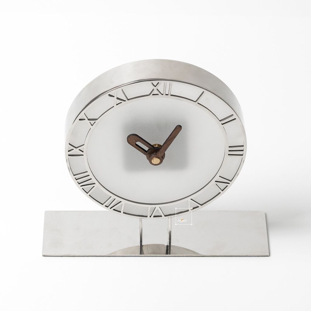 Đồng Hồ Để Bàn Ngọc Bích Bằng Đá Decor