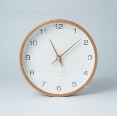 Đồng Hồ Treo Tường Gỗ Bắc Âu Kiểu Số Đơn Giản