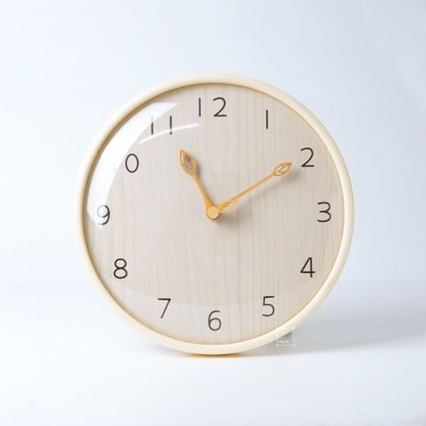 Đồng Hồ Treo Tường Gỗ Phong Cách Bắc Âu Hình Lá