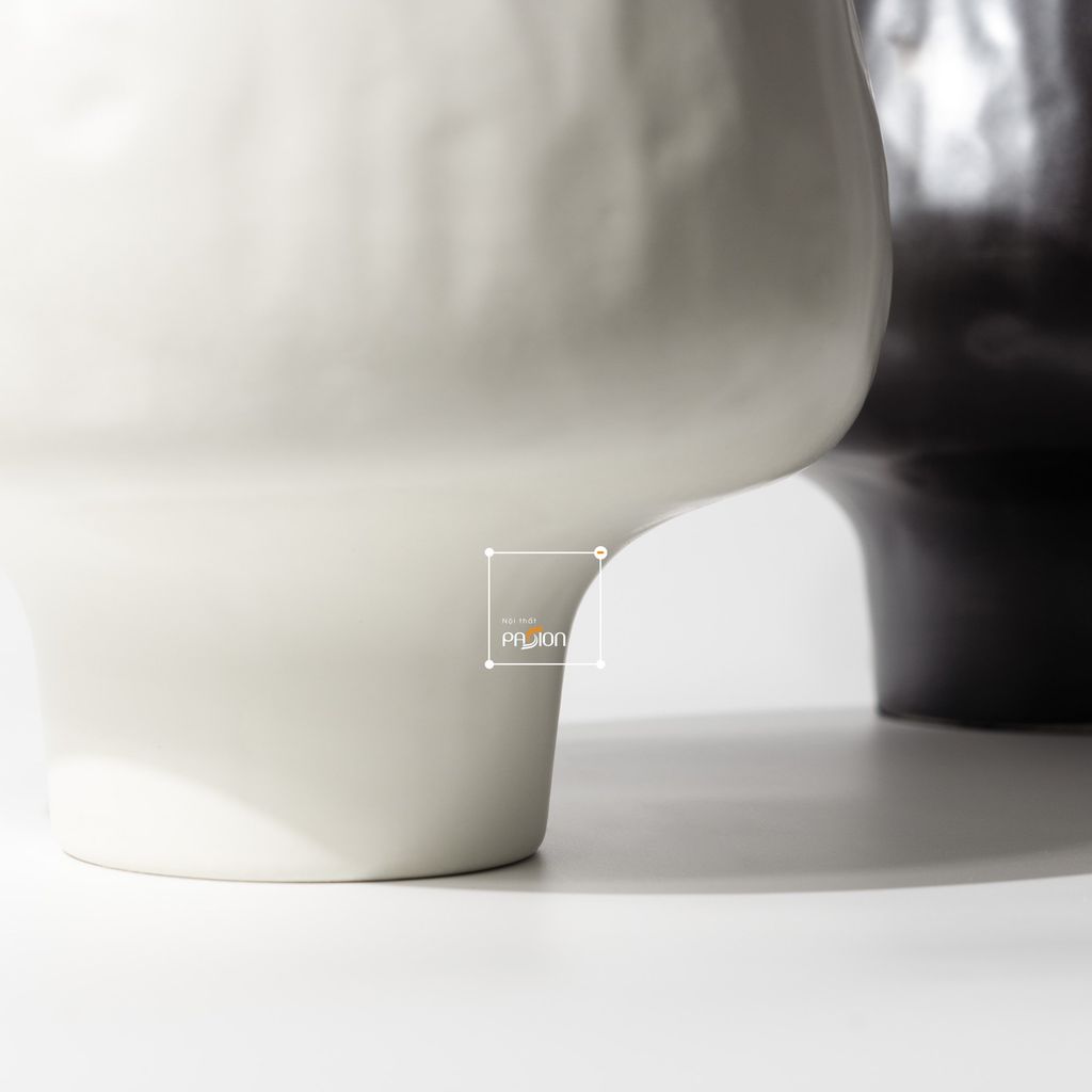 Bình Hoa Bụng To Wabi Sabi Kiểu Pháp