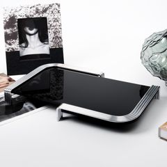 Bộ Trang Trí Bàn Console Hiện Đại Tông Xám Khói Sang Trọng