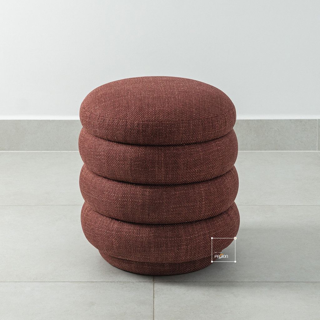 Đôn Ngồi Ottoman Hình Bánh Rán Xếp Tầng
