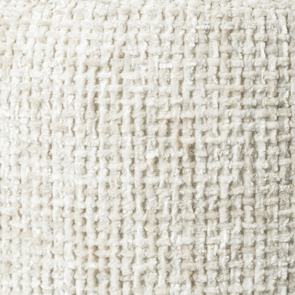 Ghế Đôn Bàn Trang Điểm Canvas Chân Viền Sắt Có Tựa