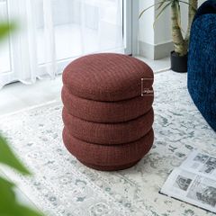 Đôn Ngồi Ottoman Hình Bánh Rán Xếp Tầng