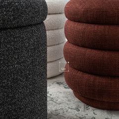 Đôn Ngồi Ottoman Hình Bánh Rán Xếp Tầng