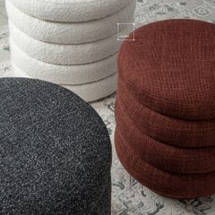 Đôn Ngồi Ottoman Hình Bánh Rán Xếp Tầng