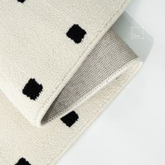 Thảm Trải Sàn Chống Thấm Phong Cách Tối Giản Indochine Chấm Ô Vuông