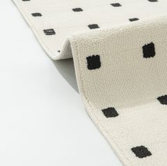 Thảm Trải Sàn Chống Thấm Phong Cách Tối Giản Indochine Chấm Ô Vuông