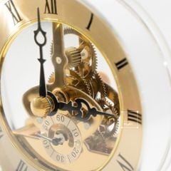 Đồng Hồ Pha Lê Để Bàn Trang Trí Máy Cơ Sang Trọng