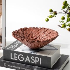 Khay Decor Hình Dãi Lụa Xếp Cách Điệu