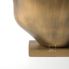 Bình Hoa Trừu Tượng Hình Sóng Sáng Tạo