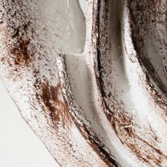 Tượng Decor Để Bàn Hình Dải Lụa Cong Wabi Sabi
